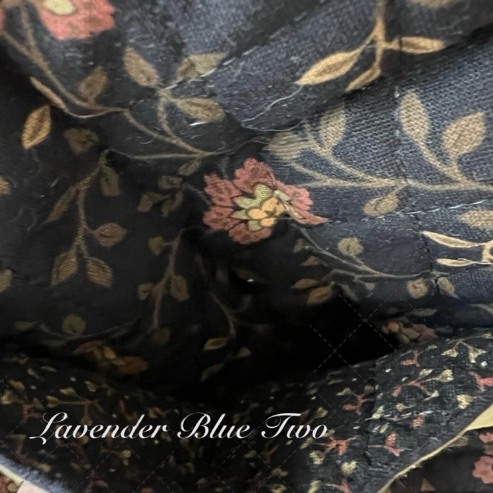 Vintage VERA BRADLEY Black Walnut 1999 Business Bag Tech Laptop Handled Case USA - Picture 4 of 17